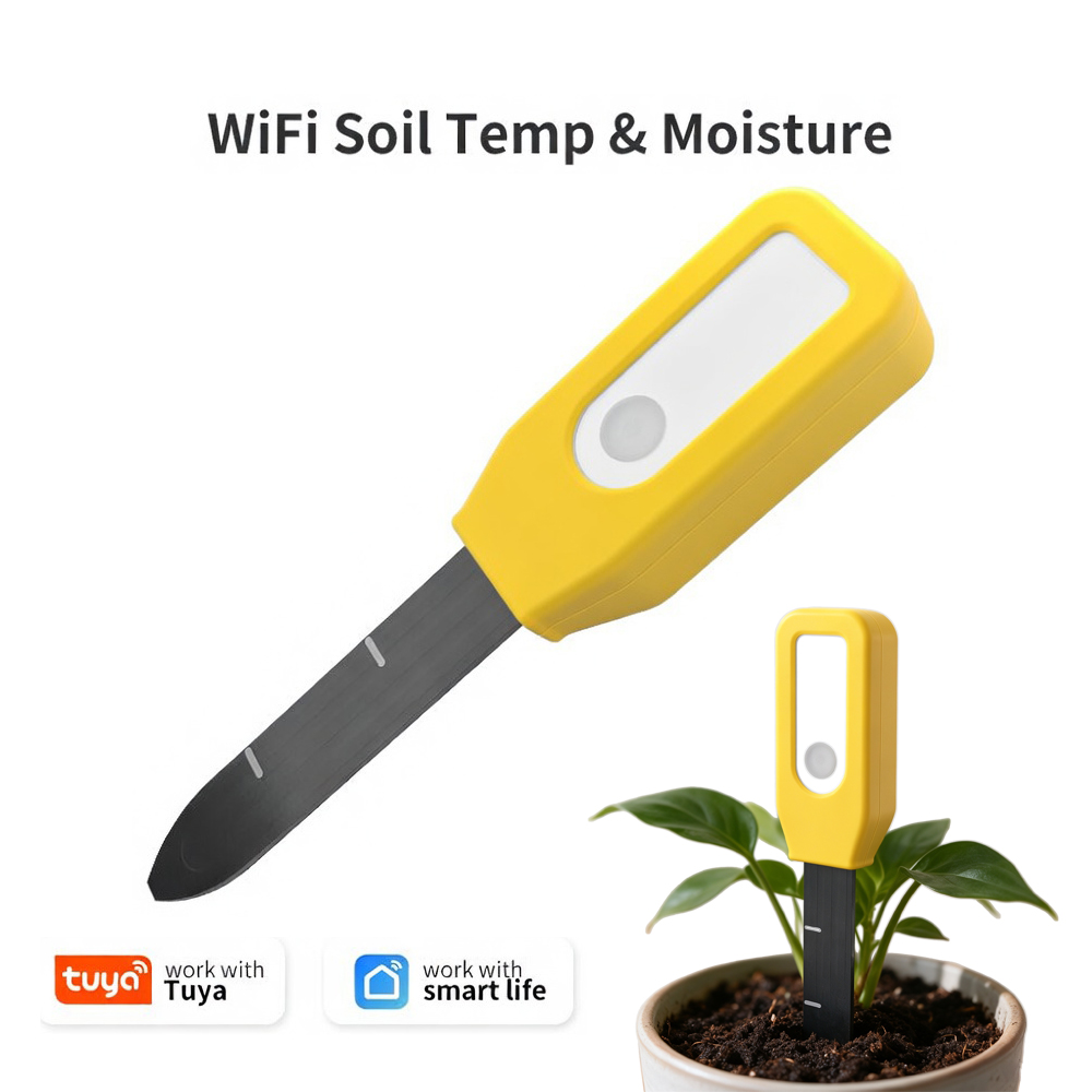 Smart Home Automation Kit - YFK Tuya WiFi Bodemtemperatuur- en vochtigheidssensor
