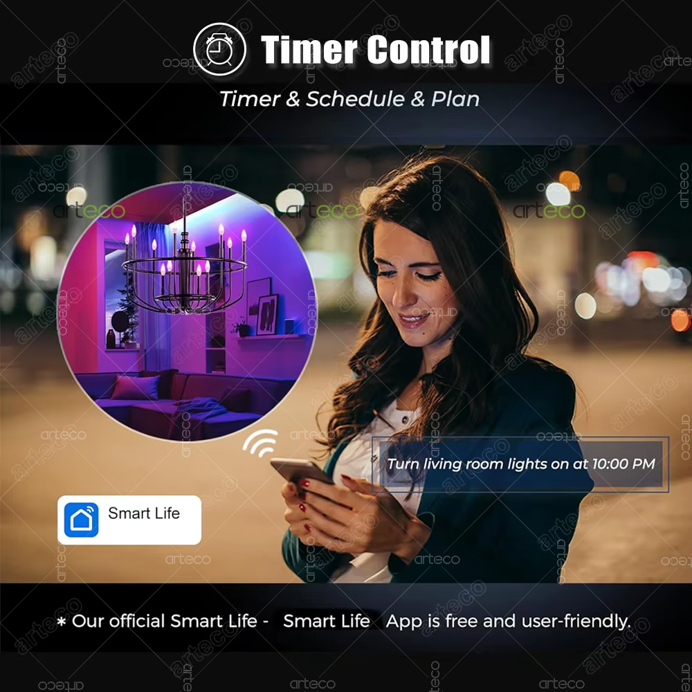 Tuya E14 LED kaarslamp, app-be - Smart Light Switch Wifi recensie en prijs
