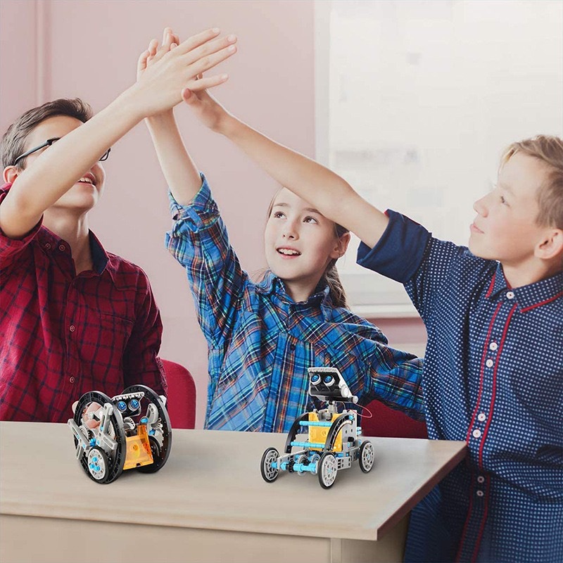 13-in-1 Robotkit op zonne-ener - Stem Robotics Kit recensie en prijs