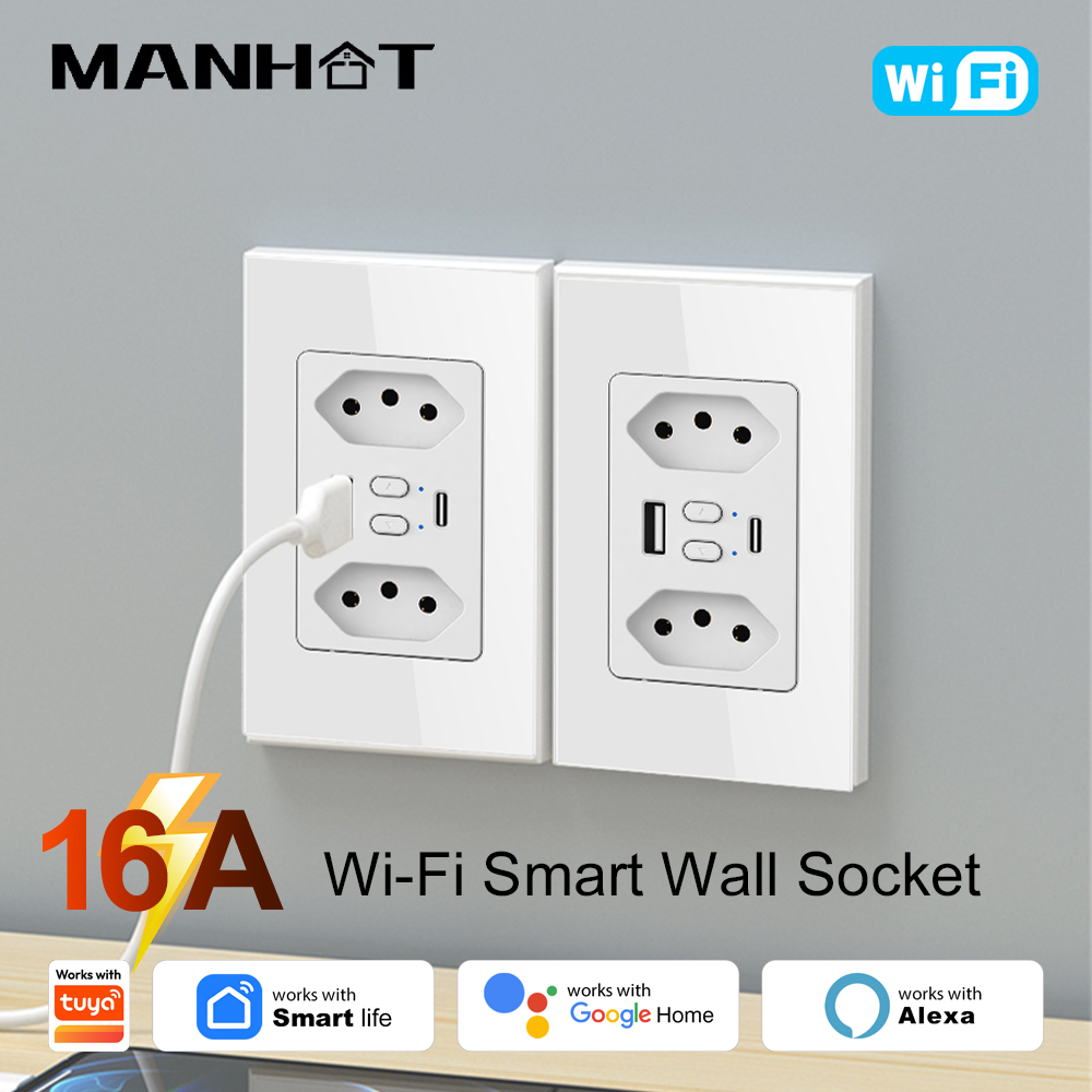 MANHOT Wifi Smart Brazil Socke - Wifi Smart Plug recensie en prijs
