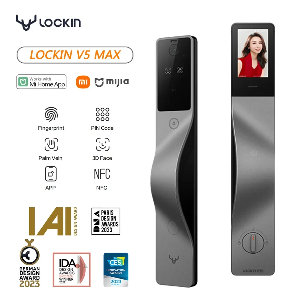 Lockin V5 Max 3D Gezichtsherke - Smart Door Lock Wifi recensie en prijs