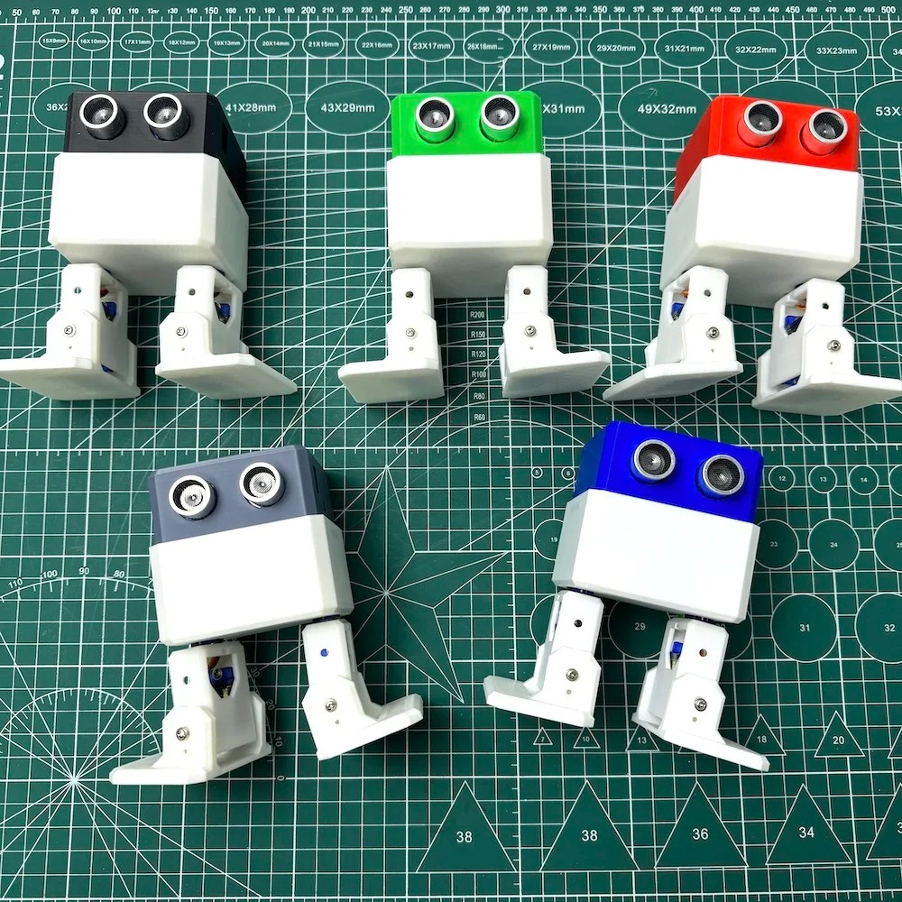 3D-geprinte bipedale robot voo - Stem Robotics Kit recensie en prijs
